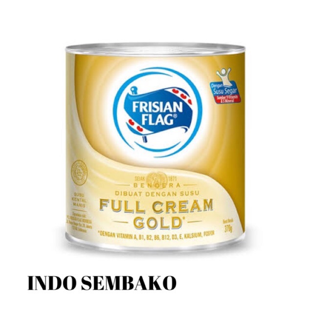 

Frisian Flag Gold 370g / Frisian Flag Full Cream Gold / Susu Kental Manis Putih / SKM Gold / FF Gold