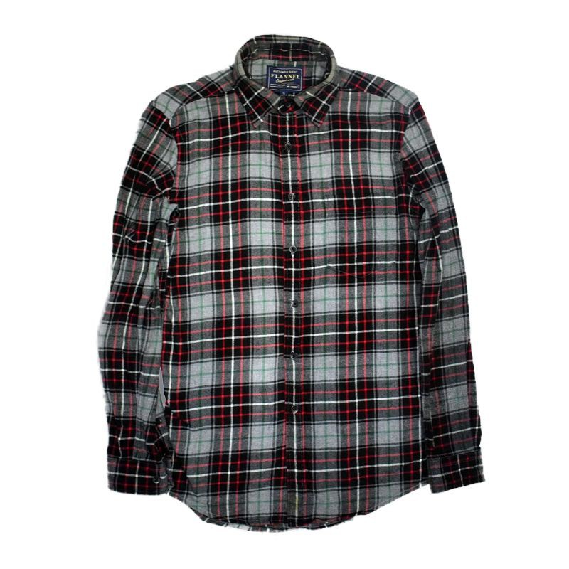 Kemeja Flannel Pria Uniqlo Original 100%
