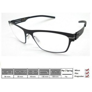 Kacamata Frame Ic Berlin Andreas Black