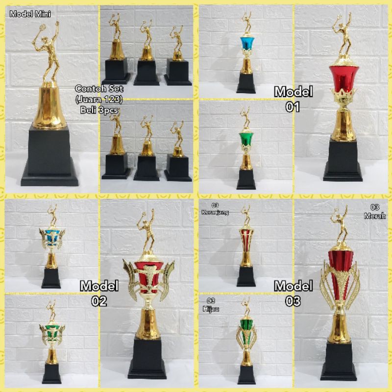 Piala bulutangkis badminton  / Trophy bulutangkis