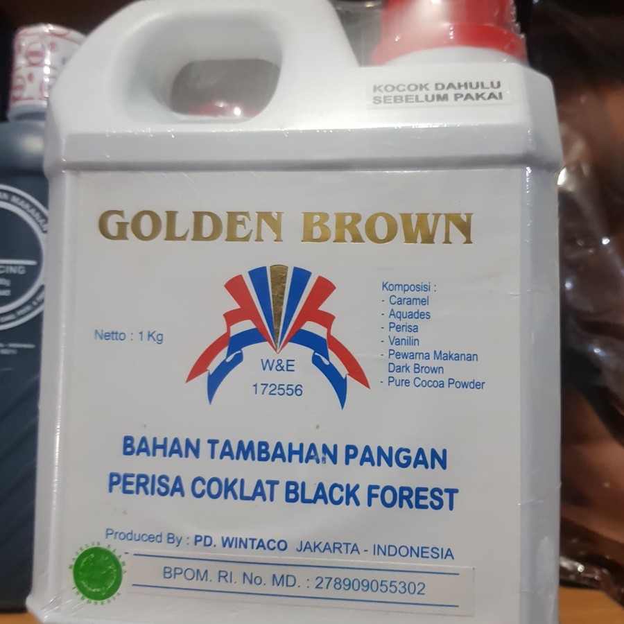 

Golden Brown Coklat Blackforest 1kg botol / perisa pasta