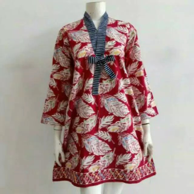 Tunik Batik Cap Solo | Tunik Angger| DRESS BATIK SOLO