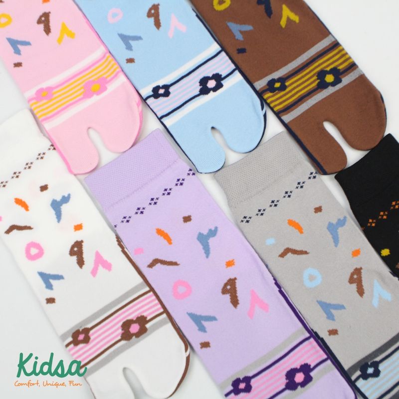 Kaos Kaki Anak Kidsa Motif Flower Aljabar by Kanik | Kidsa Polka Aljabar