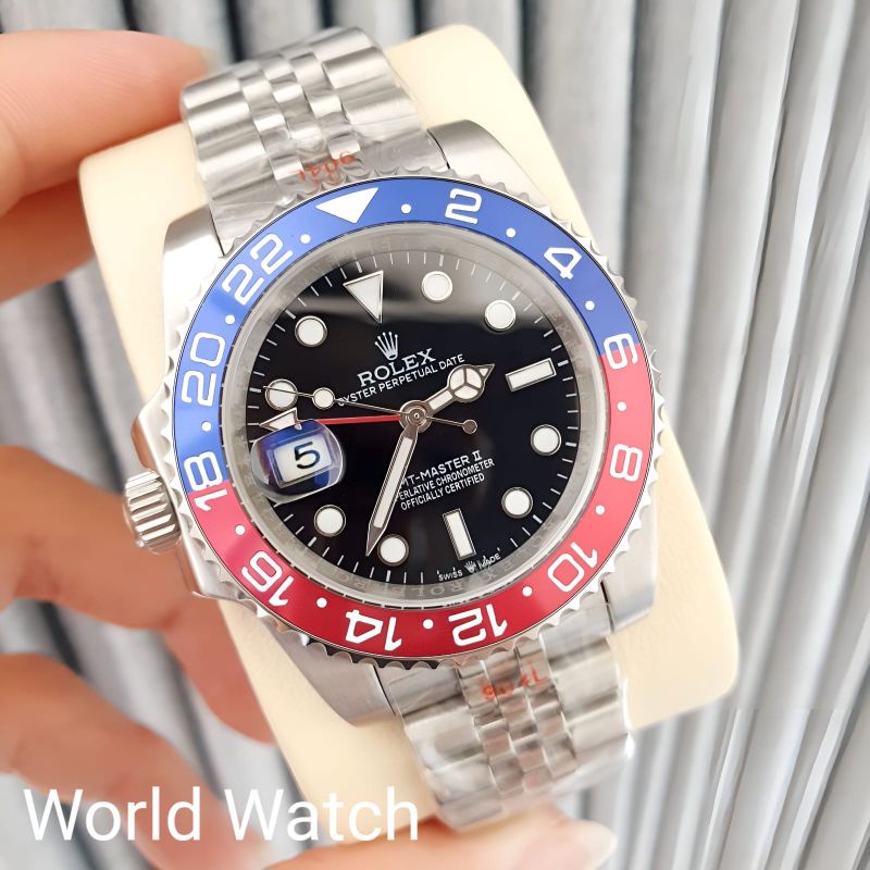 Jam Tangan Pria Merk Rolex GMT Master Fanta J06189 Automatic