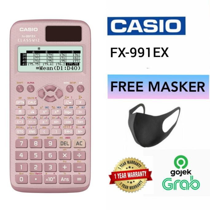 

KALKULATOR CASIO FX 991EX - MERAH MUDA