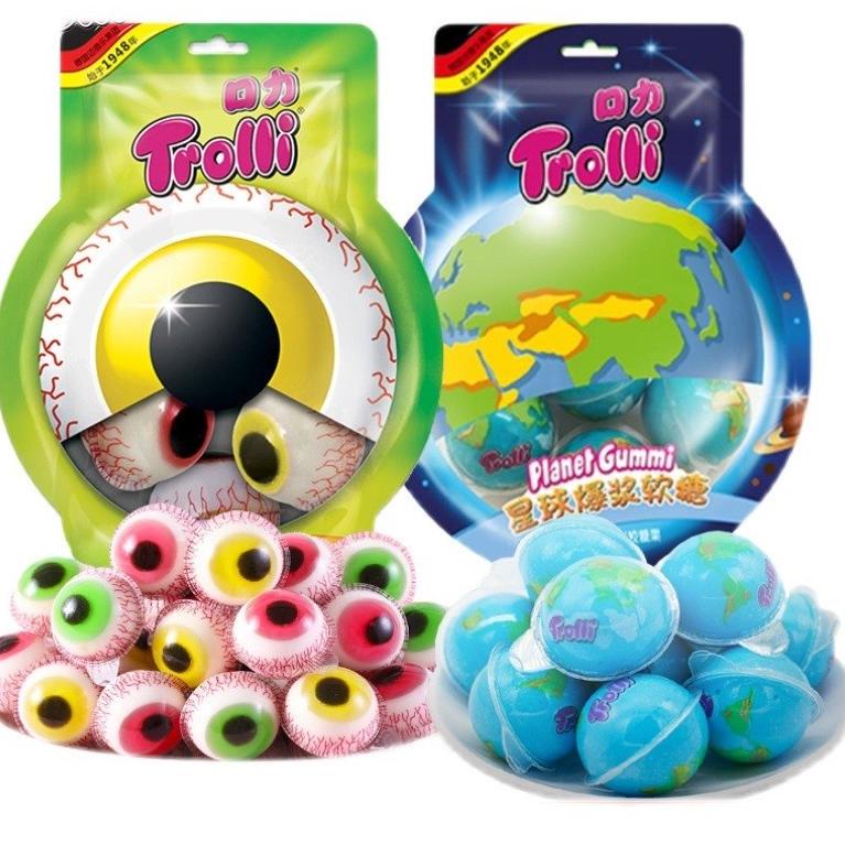 

£ ✅TROLLY GUM / PERMEN TROLLY / PERMEN KARET TROLLY/ TROLLY GUMMY KARET / Gummy Jelly Korea Viral |Korea Trolly Jelly Gummi | EYES Gummy | trolli planet gummi | Trolli Gummy Halal て