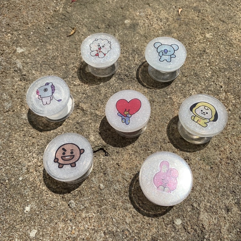 Popsocket BT21/ Griptok BT21/ Popsocket Resin/ Premium Transparan