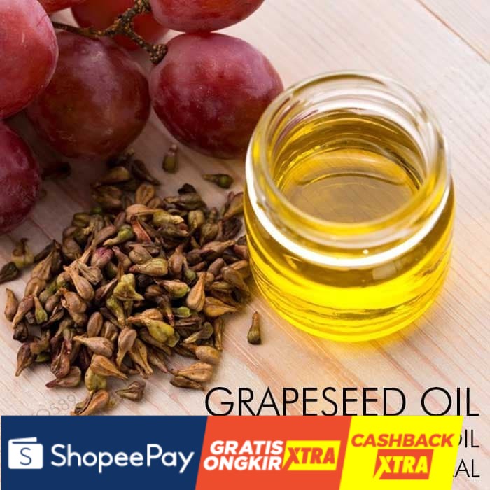 

Grapeseed Oil ( KUNING ) 50ML / Minyak Biji Anggur / COSMETIC GRADE