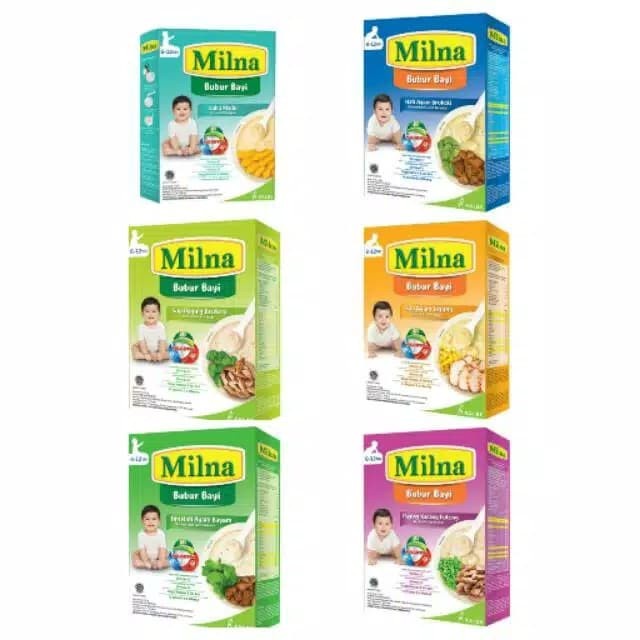 Milna Bubur Bayi 6+ All Varian Rasa (Reguler)