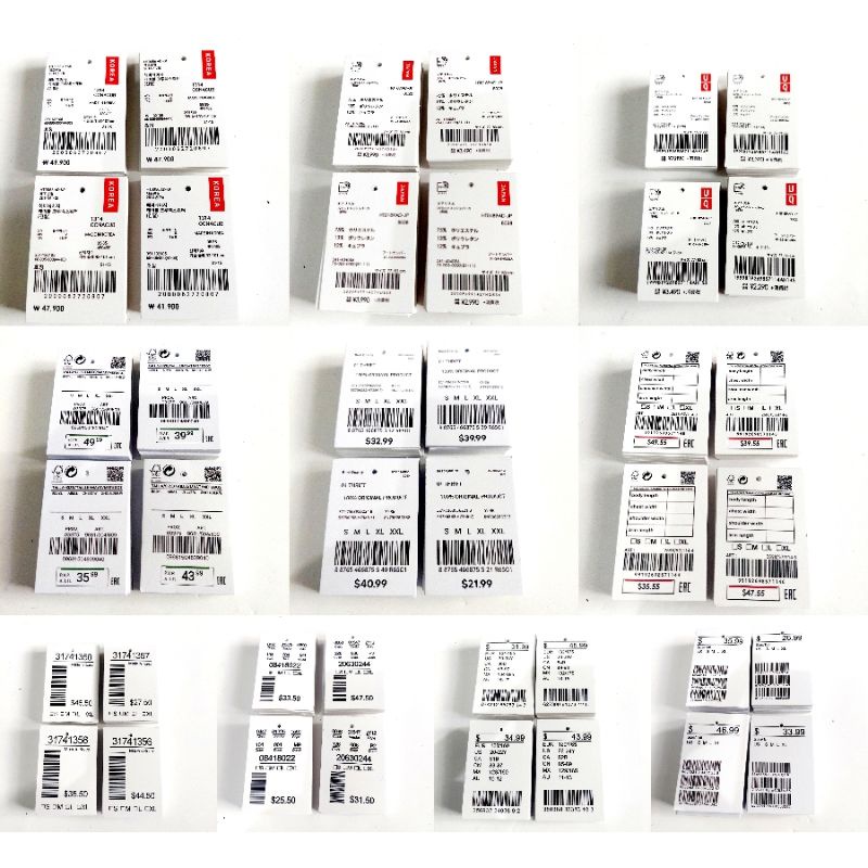 

hangtag label baju 2000 pcs 4x6 cm bonus tali , hang tag hantag handtag handstag hangtags hentek nemtek price tag lebel merek baju lebel baju label pakaian label hijab ready stok