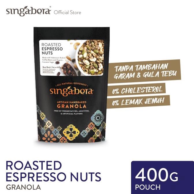

hanya disini] Singabera Granola / Roasted Espresso Nuts (Kopi & Kacang) - 400g