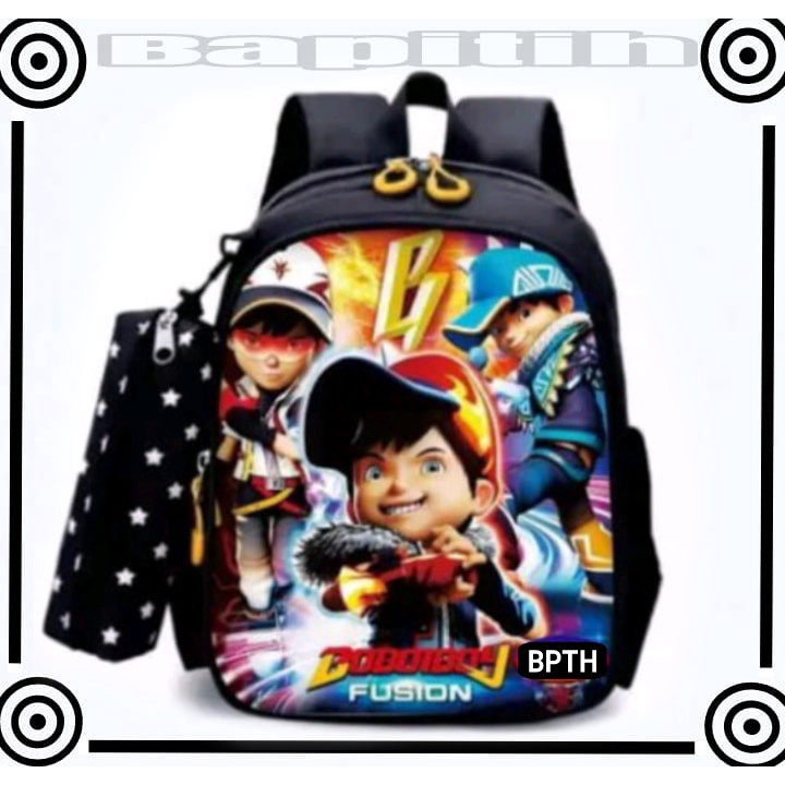 BPT Ransel anak/Tas anak laki laki cowo cowok tas anak sekolah tk sd anak karakter BOBOIBOY 02