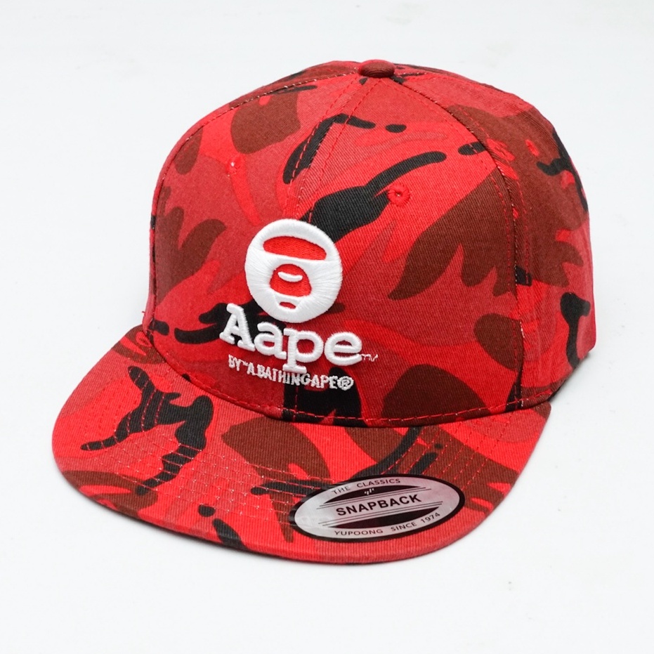 Topi snapback bape a bathing ape