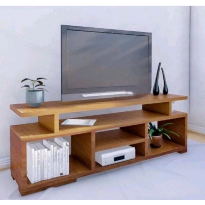 meja tv meja pajangan kualitas tinggi modern elegan berbahan multipleks terbaik meja hvl