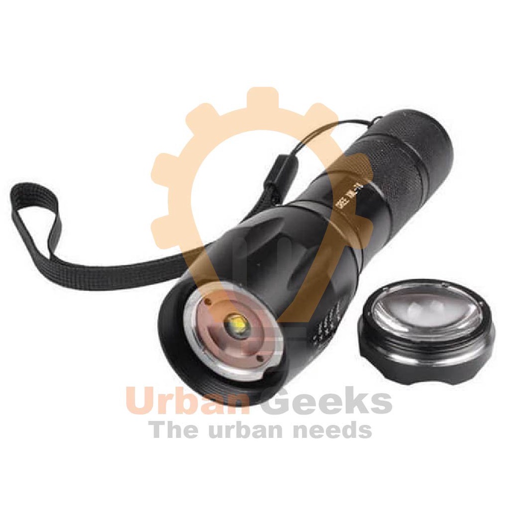 Paket Senter taff-LED E17 LED Tactical XML T6 8000Lumens alt Taffware