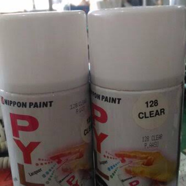 

Pylox original Nippon Paint 128 clear / bening glossy / tanpa warna