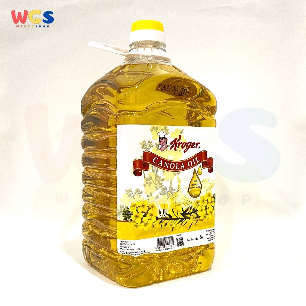 Kroger Canola Oil 100% Original 5 ltr - Minyak Canola