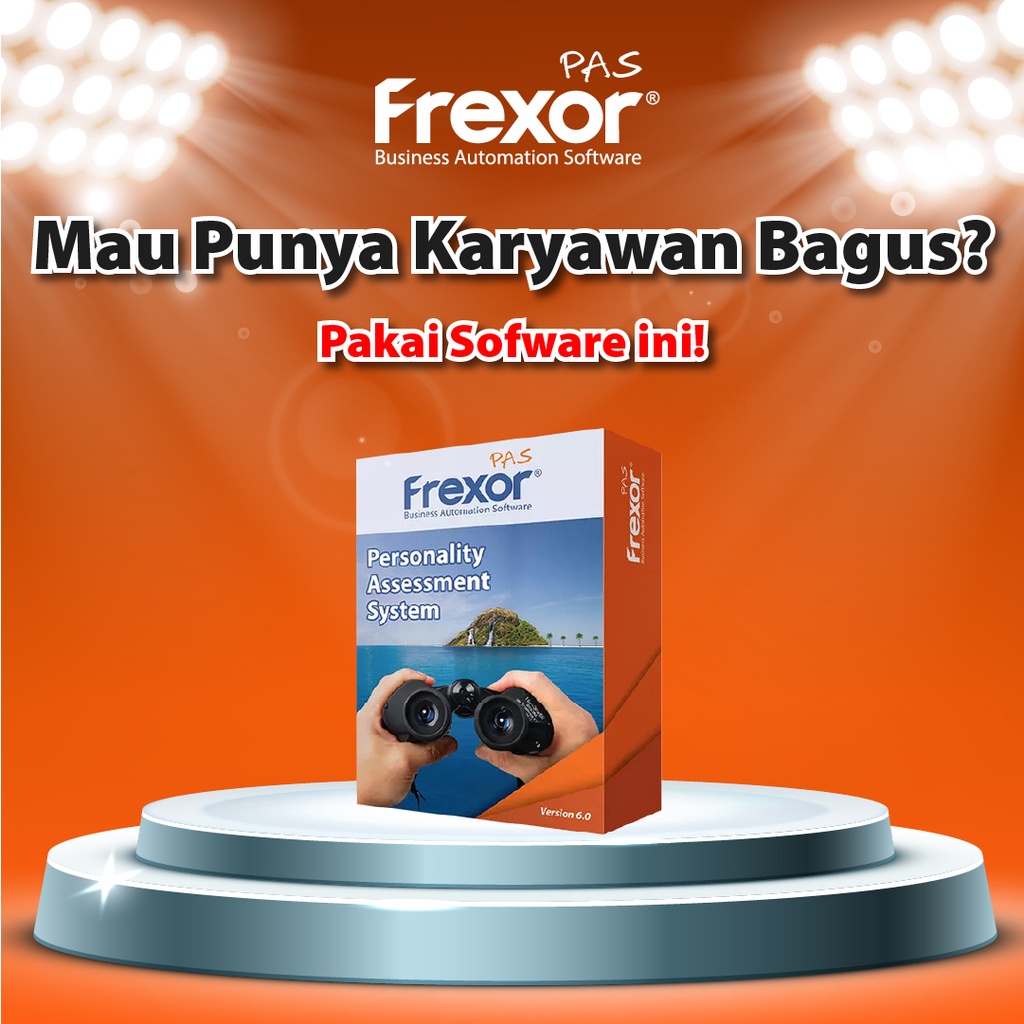 Software Bisnis FREXOR Personality Assessment System (PAS) Tools HRD Test IQ | DISC | Psikotes