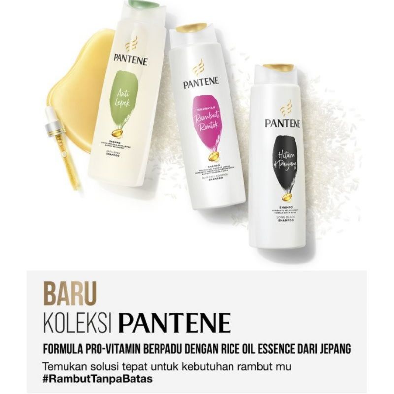 PANTENE Shampoo Hijab Pro-V Perawatan Rambut Rontok 160ml (Kemasan baru)