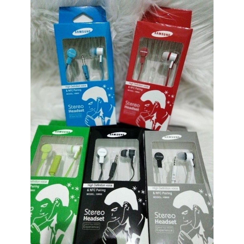 Headset Hansfree Earfone Samsung HM 60 mega Bass
