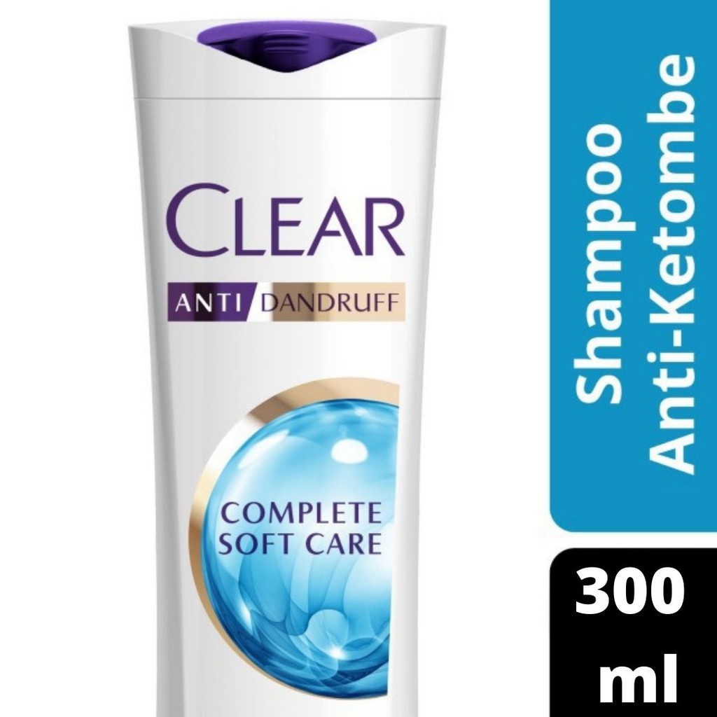 Clear Anti Dandruff Shampo Anti Ketombe Complete Soft Care 300 ml