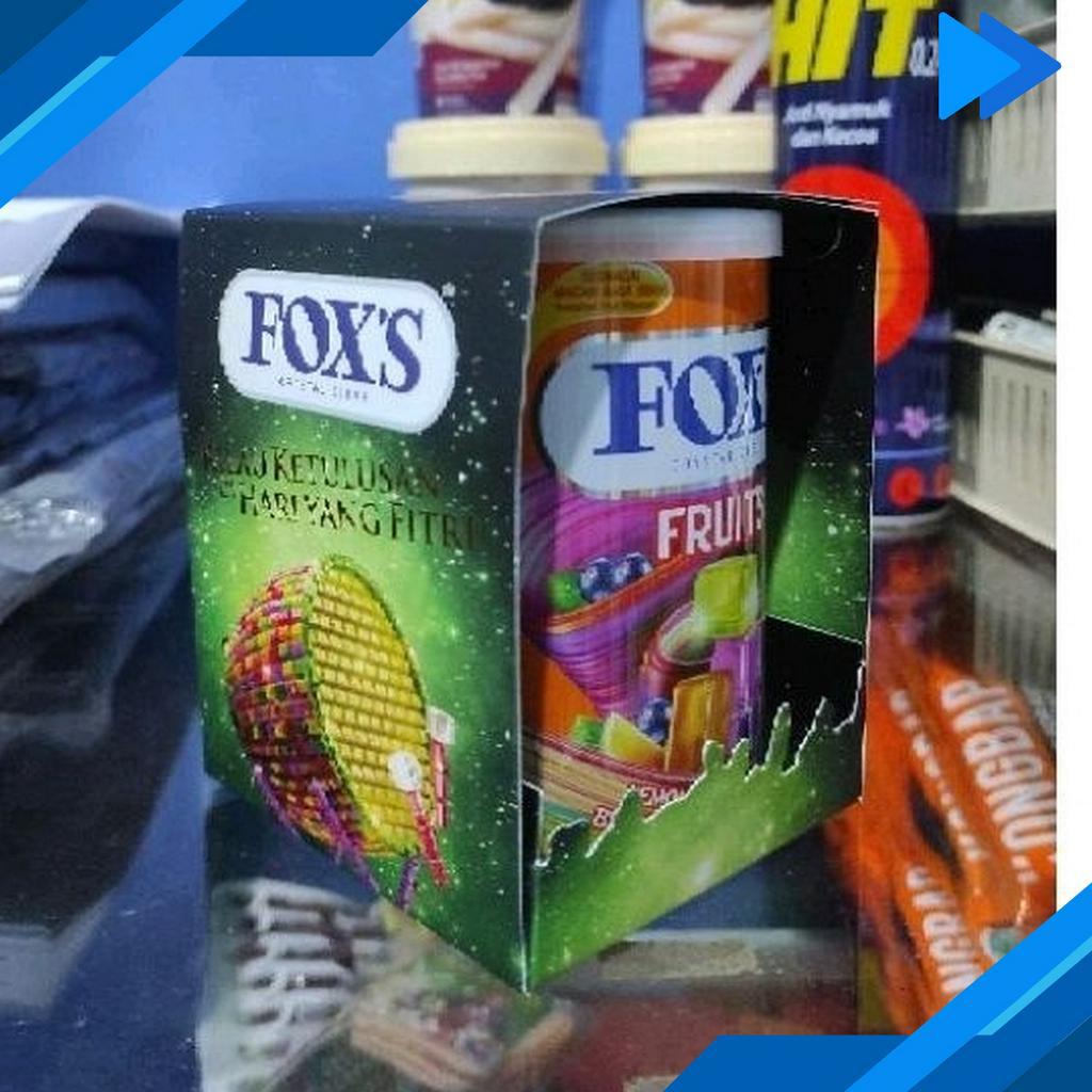 

PESTA DISKON Permen FOXS FOX FOXS Tin Crystal Clear Candy Kaleng Fruit 18gr parcel lebaran idul fitri hadiah parcel BONUS BUNGKUS LEBARAN