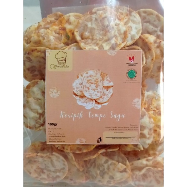 

Keripik Tempe Sagu Pedas dan Original 100gr