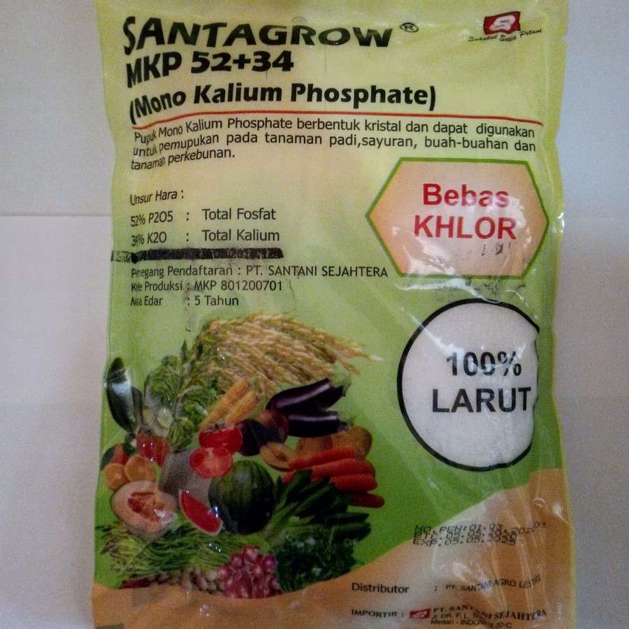 Pupuk MKP Santagrow 1Kg
