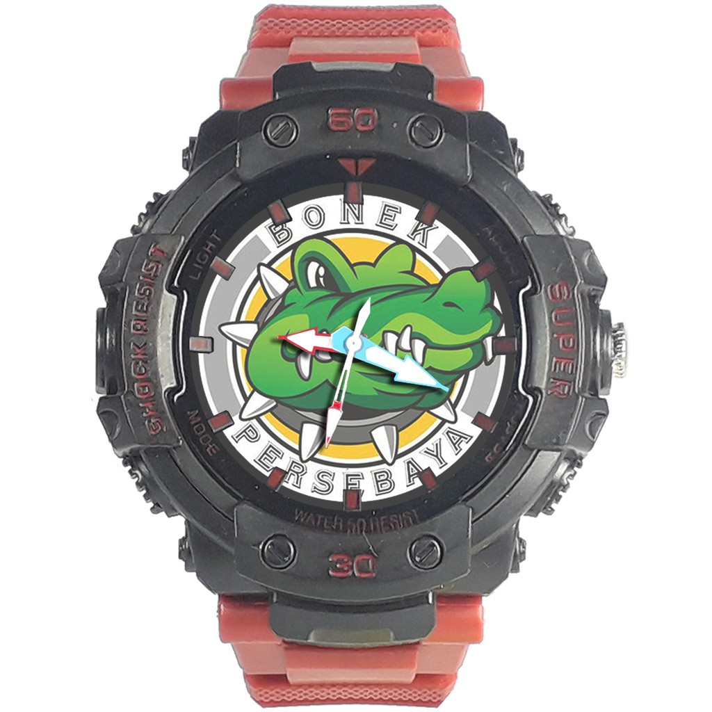 Jam Tangan  PERSEBAYA MOTIF 1 Bagus