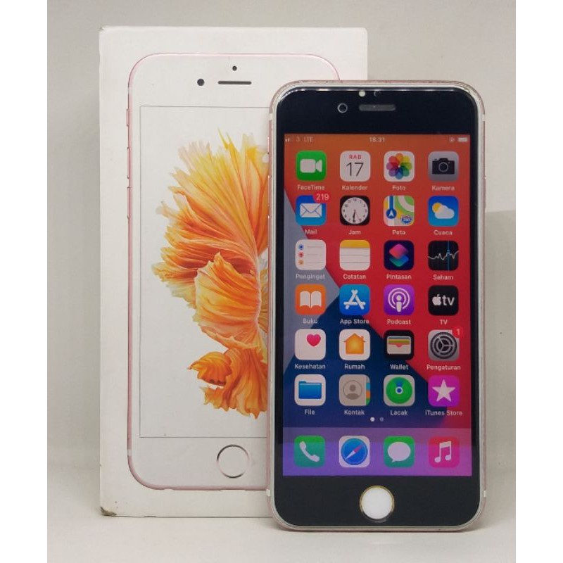 Iphone 6s Rose Gold 2/64Gb Ex Ibox Indonesia Lengkap