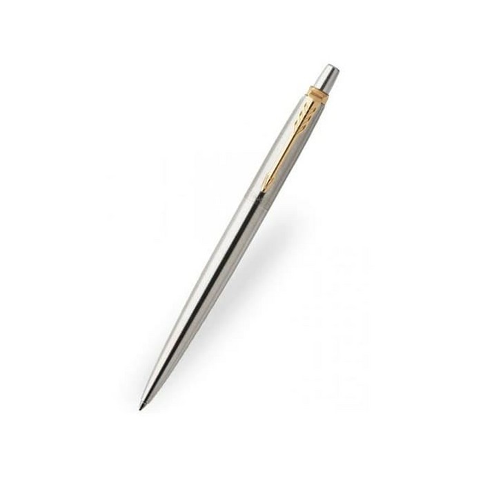 

Eksklusif parker jotter stainless steel gold trim Orisinil