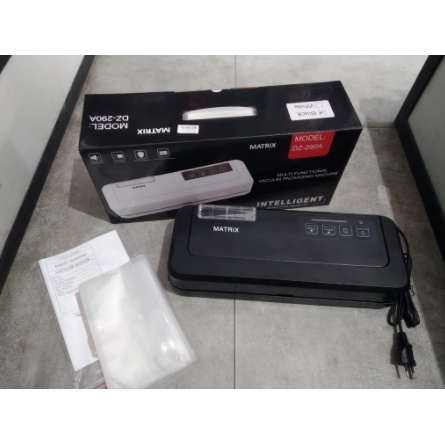 New Vacuum Sealer Basah Kering Otomatis DZ-290A Vakum Makanan Vacuum Makanan Sealer Kedap Udara Matr