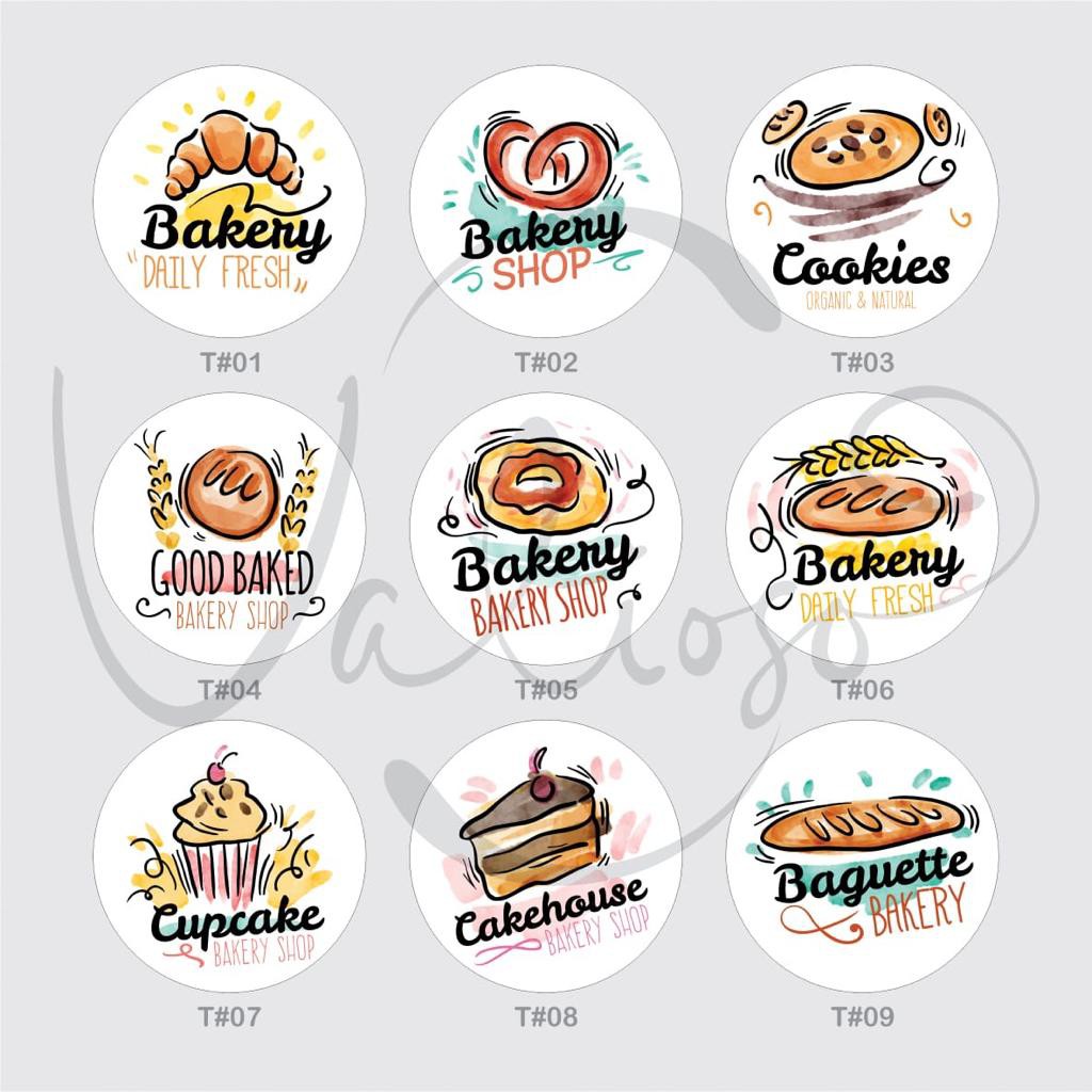 

Sticker Label Bulat Bahan Kromo Bakery First Edition