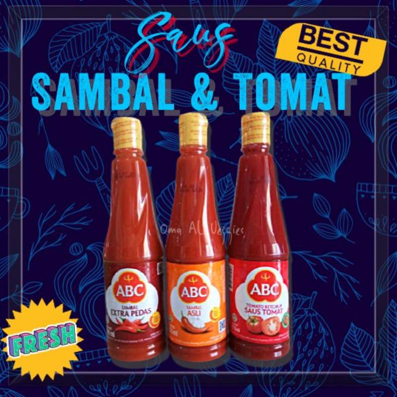 

SAUS SAMBAL & TOMAT ABC 135 ML CHILI & TOMATO SAUCE