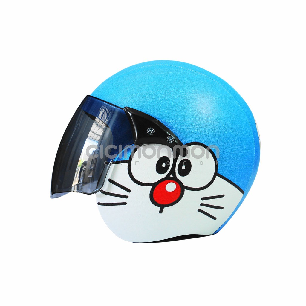 Super Helm Anak Standart Kaca Halfface Karakter Doraemon