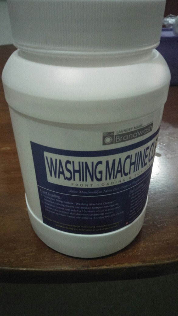 Bubuk Pembersih Mesin Cuci Brandwash 1 Kg Powder Washing Machine Cleaner