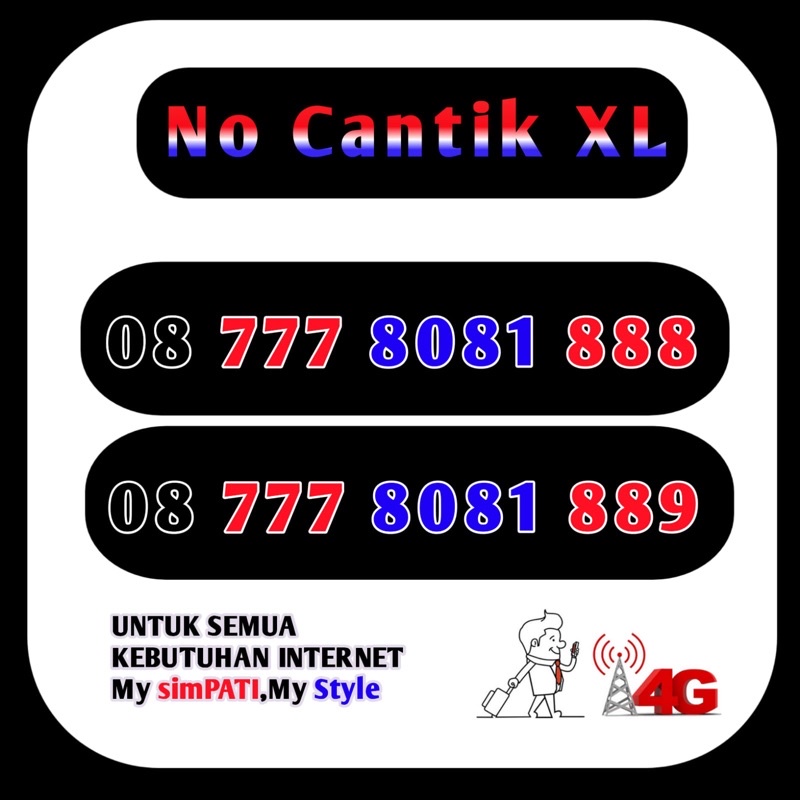 nomor Cantik xl no cantik xl