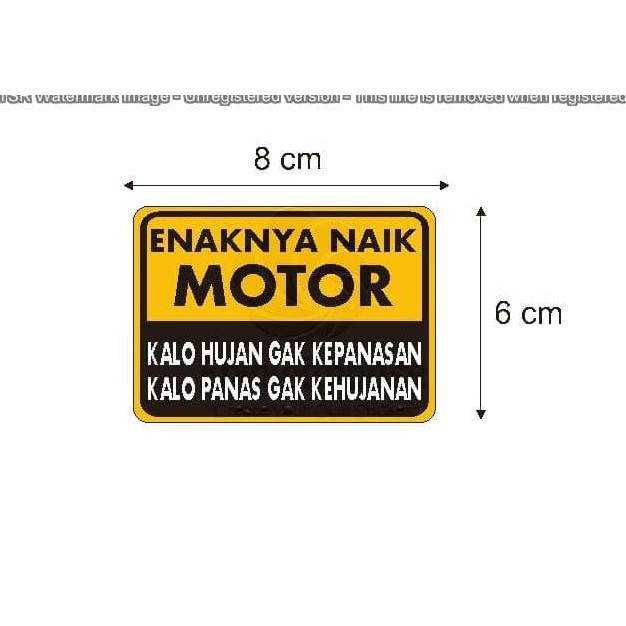 Siap Kirim Stiker Mobil Motor Lucu Kata Enaknya Naik Motor Spakbor Batok Sticker Segera Beli