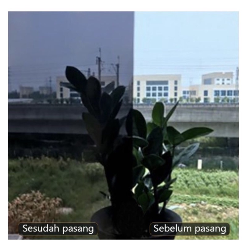 Window Film Stiker / Stiker Kaca Film Hitam rayban / Window Film oneway