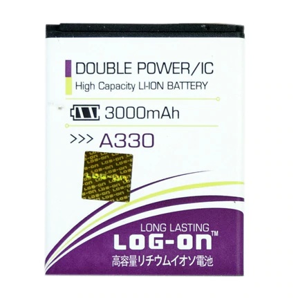 LOG ON BATERAI MITO A330 BATRE DOUBLE POWER DOUBLE IC BATTERY