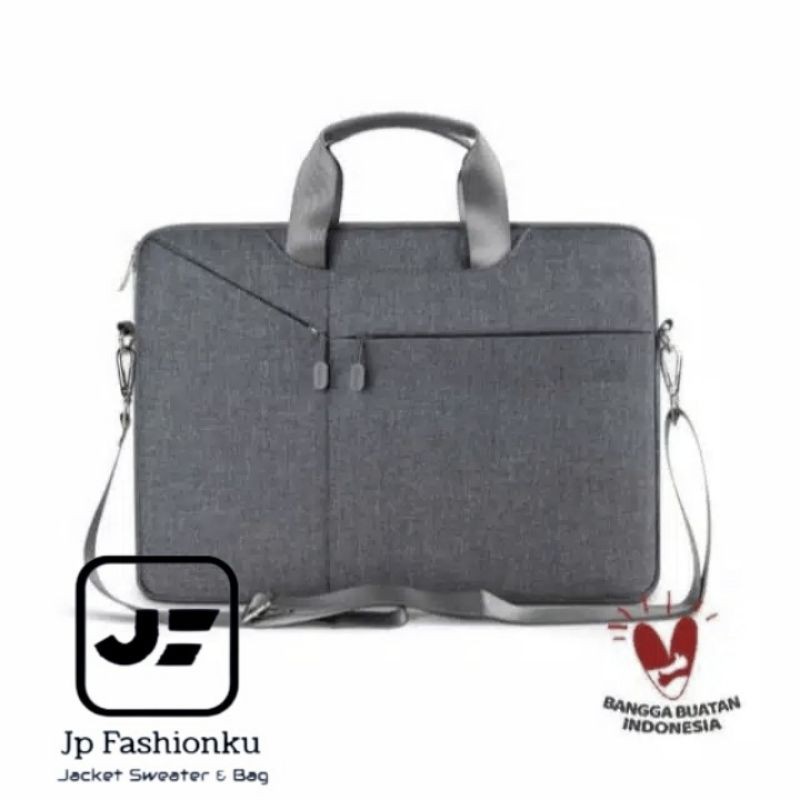 Tas Laptop Selempang Jinjing 13-14 inch Serbaguna