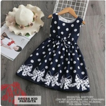 Baju Dress Pesta Natal Dress Gaun Anak Gadis Umur 8 9 10 11 12 Tahun Mewah Murah Meriah Tahun Baru B