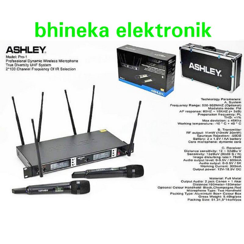 mic wireless ashley pro1 original mic ashley pro 1 free koper