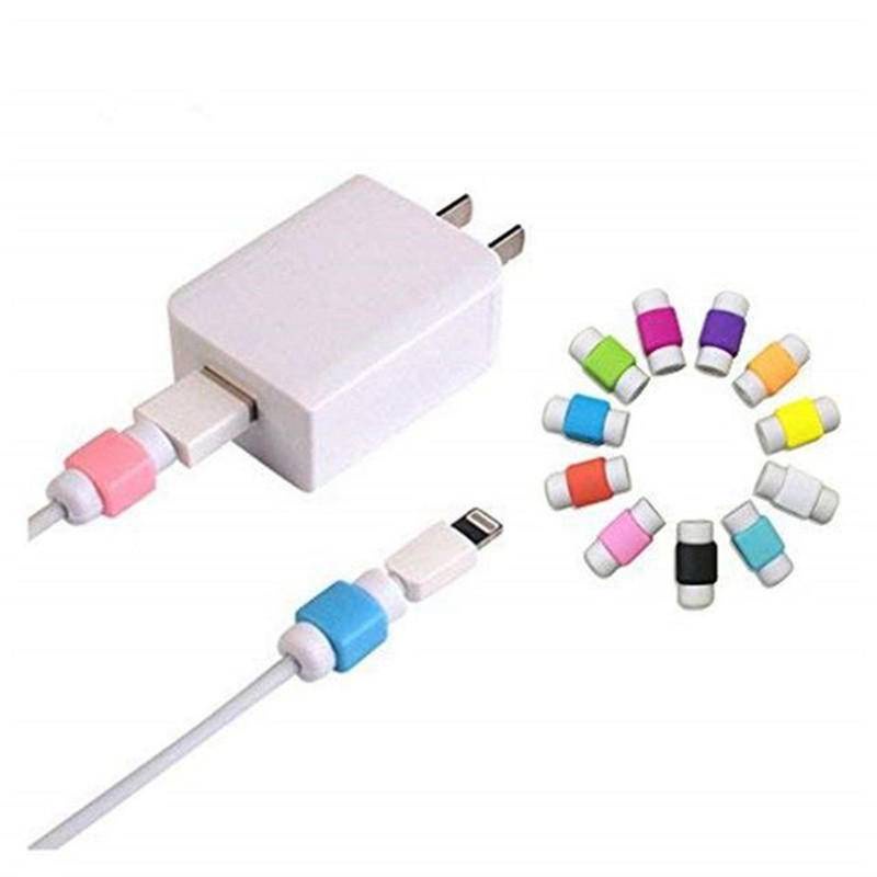 Pelindung Kabel Data / Charger USB Anti Putus Warna Acak Untuk iPhone