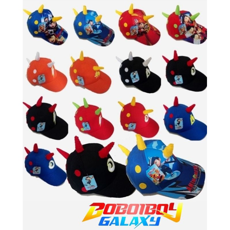 TERBARU!!! TOPI BOBOIBOY GALAXY TERLENGKAP