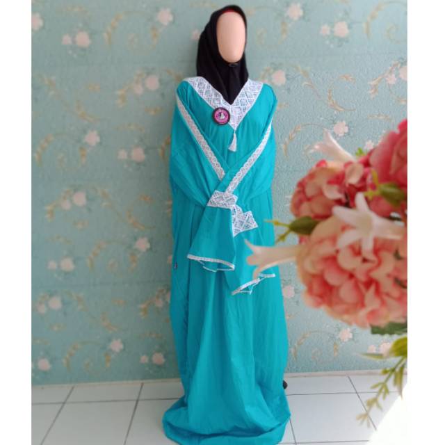 MUKENA/ABAYA/MUKENA ABAYA/MUKENA MURAH/RENDA RAJUT ORIGINAL