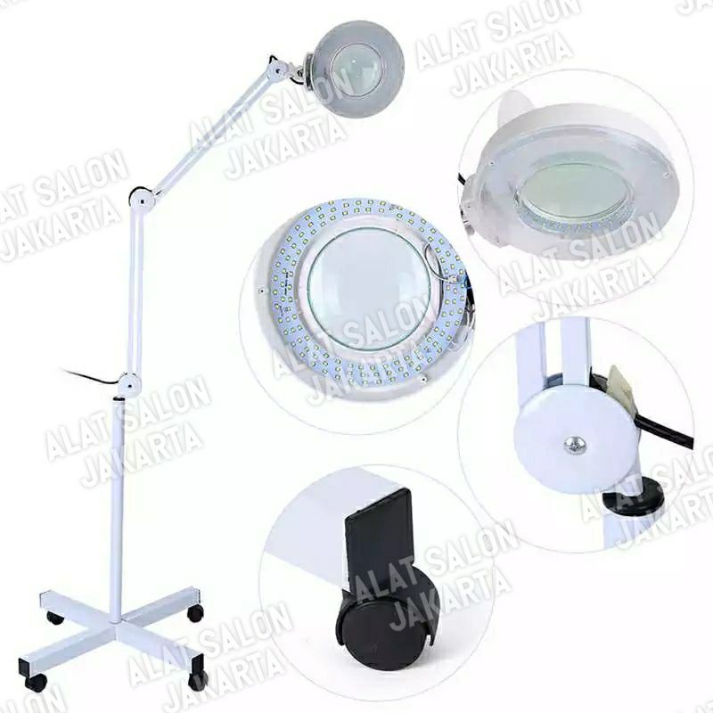 Lampu facial LED Magnifying LED lamp plus kaca pembesar