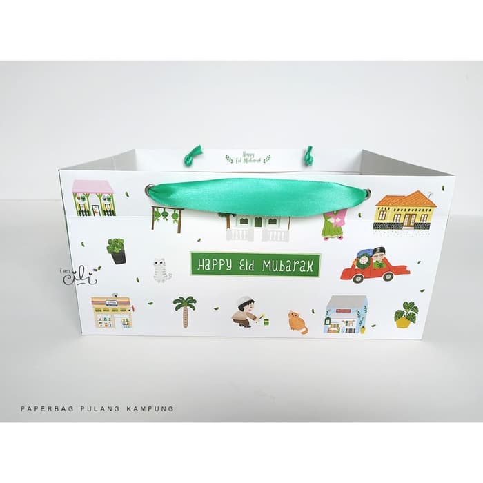 

(paperbag-pulangkampung) paperbag untuk dus nastar sekat lebaran - GROSIR - PROMO - Bisa COD -