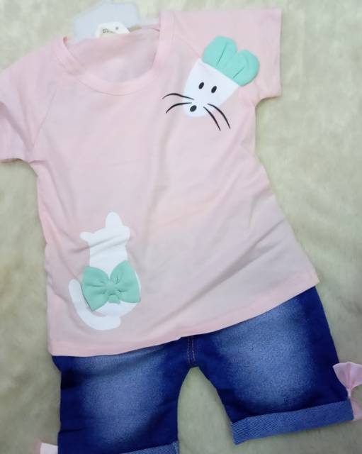 STELAN ANAK PEREMPUAN IMPORT CELANA SEMU LEVIS ADEM TERMURAH