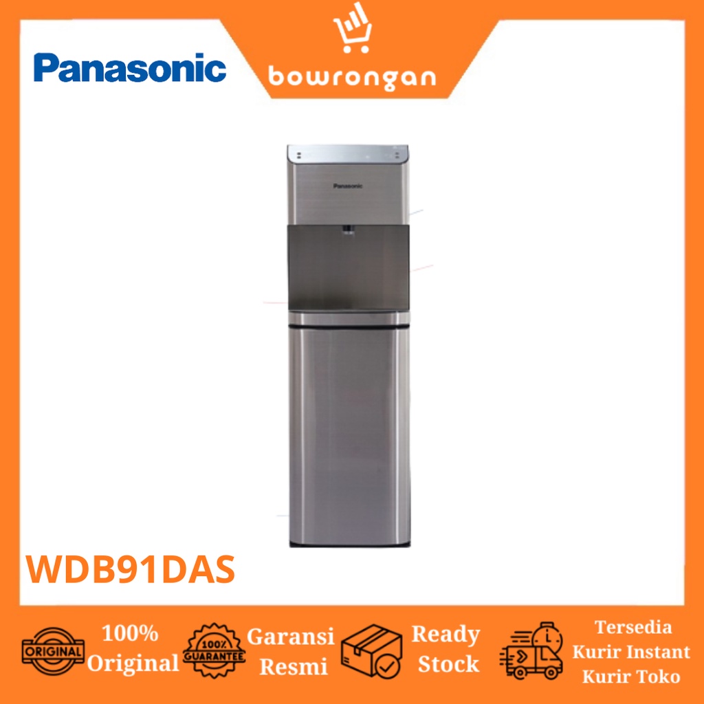 Water Dispenser Panasonic Galon Bawah NY-WDB91DAS Touchless WDB91DAS